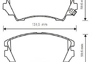 Тормозные колодки для моделей: CHEVROLET (MALIBU), OPEL (INSIGNIA,INSIGNIA,INSIGNIA), SAAB (9-5), VAUXHALL (INSIGNIA,I