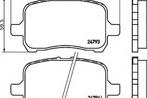 Тормозные колодки для моделей: CHEVROLET (MALIBU, MALIBU), OPEL (GT), PONTIAC (G6,SOLSTICE)