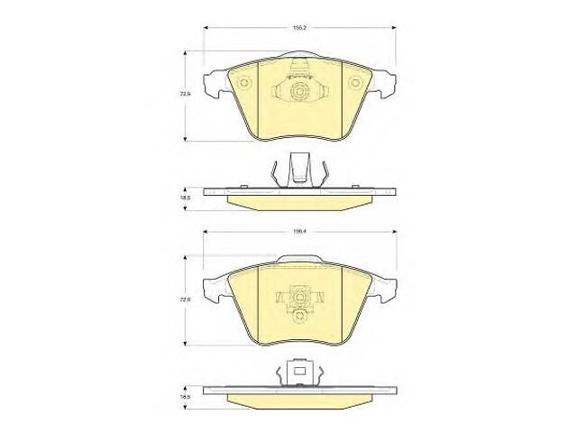 Тормозные колодки для моделей: CHEVROLET (VECTRA), FORD (FOCUS), FORD AUSTRALIA (FOCUS), MAZDA (3,3), OPEL (VECTRA,VEC