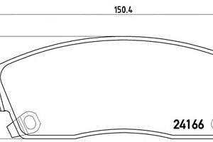 Тормозные колодки для моделей: CHRYSLER (300-C, 300-C,300-C), DODGE (CHARGER,CHALLENGER), LANCIA (THEMA)