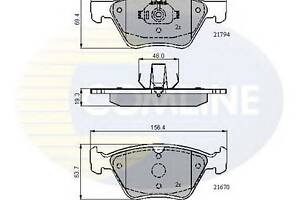 Тормозные колодки  для моделей: CHRYSLER (CROSSFIRE, CROSSFIRE), MERCEDES-BENZ (E-CLASS,E-CLASS,SLK,CLK,CLK,S-CLASS)