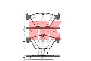 Тормозные колодки для моделей: CHRYSLER (CROSSFIRE, CROSSFIRE), MERCEDES-BENZ (E-CLASS,E-CLASS,SLK,CLK,CLK)