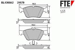 Тормозные колодки для моделей: CHRYSLER (CROSSFIRE, CROSSFIRE), MERCEDES-BENZ (E-CLASS,E-CLASS,SLK,CLK,CLK)