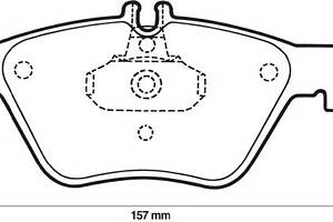 Тормозные колодки для моделей: CHRYSLER (CROSSFIRE, CROSSFIRE), MERCEDES-BENZ (E-CLASS,E-CLASS,SLK,CLK,CLK)