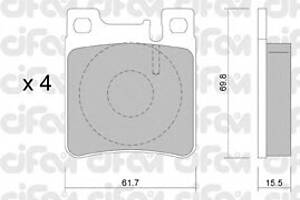 Тормозные колодки для моделей: CHRYSLER (CROSSFIRE, CROSSFIRE), MERCEDES-BENZ (SL,S-CLASS,S-CLASS,E-CLASS,C-CLASS,E-CLA