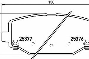 Тормозные колодки для моделей: CHRYSLER (GRAND), DODGE (CARAVAN), FIAT (FREEMONT), LANCIA (VOYAGER), VOLKSWAGEN (ROUTA