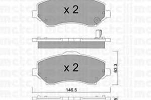 Тормозные колодки для моделей: CHRYSLER (GRAND), DODGE (JOURNEY), FIAT (FREEMONT)