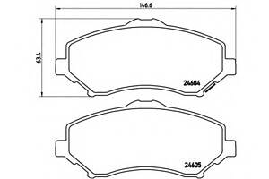 Тормозные колодки для моделей: CHRYSLER (GRAND), DODGE (JOURNEY,CARAVAN), FIAT (FREEMONT), JEEP (WRANGLER,WRANGLER,CHE