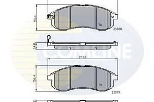 Гальмівні колодки для моделей: CHRYSLER (GRAND), MITSUBISHI (L-200)