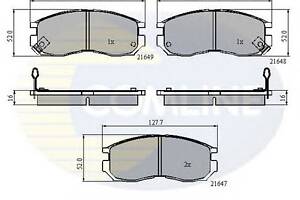 Колодки гальмівні для моделей: CHRYSLER (SEBRING), HONDA (ACCORD,ACCORD), HYUNDAI (SANTAMO), MITSUBISHI (COLT,COLT,LAN