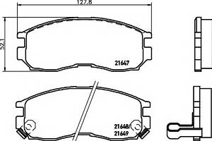 Тормозные колодки для моделей: CHRYSLER (SEBRING), HONDA (ACCORD,ACCORD), HYUNDAI (SANTAMO), MITSUBISHI (COLT,COLT,LAN