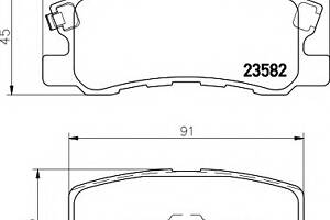 Тормозные колодки для моделей: CHRYSLER (SEBRING, SEBRING,200,200), CITROËN (C-CROSSER,C-CROSSER,C4), DODGE (AVENGER),