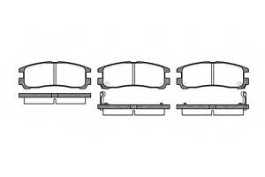 Тормозные колодки для моделей: CHRYSLER (SEBRING, SEBRING,SEBRING), HYUNDAI (SANTAMO), MITSUBISHI (SAPPORO,3000-GT,SPAC