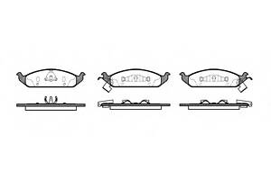 Колодки гальмівні для моделей: CHRYSLER (STRATUS, STRATUS, CIRRUS), DODGE (STRATUS), PLYMOUTH (BREEZE)