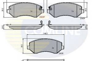 Колодки гальмівні для моделей: CHRYSLER (VOYAGER), DODGE (CARAVAN), JEEP (CHEROKEE)