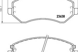 Тормозные колодки для моделей: CHRYSLER (VOYAGER), DODGE (CARAVAN), JEEP (CHEROKEE)