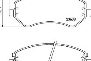 Тормозные колодки для моделей: CHRYSLER (VOYAGER), DODGE (CARAVAN), JEEP (CHEROKEE)