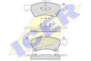 Тормозные колодки для моделей: CHRYSLER (VOYAGER, TOWN), DODGE (CARAVAN,GRAND)