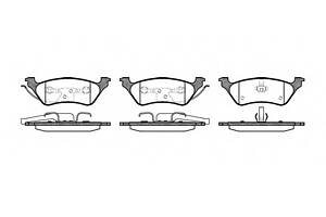 Тормозные колодки для моделей: CHRYSLER (VOYAGER, VOYAGER,GRAND), DODGE (CARAVAN), JEEP (CHEROKEE,CHEROKEE)