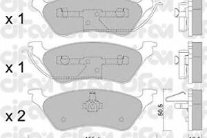 Колодки гальмівні для моделей:CHRYSLER (VOYAGER)