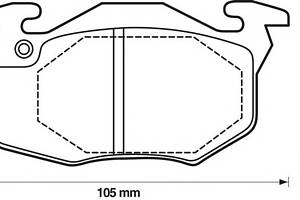 Тормозные колодки для моделей: CITROËN (AX, SAXO), DALLAS (FUN), PEUGEOT (205,205,205,305,305,306,306,306,309,405,405,4