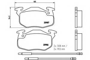 Тормозные колодки для моделей: CITROËN (AX, SAXO), MEGA (CLUB), PEUGEOT (106,106,106)