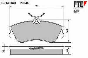 Тормозные колодки для моделей: CITROËN (BERLINGO, BERLINGO,XSARA), PEUGEOT (PARTNER,PARTNER,206,206,206,206)