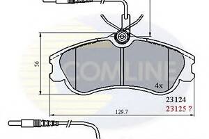 Тормозные колодки для моделей: CITROËN (BERLINGO, BERLINGO,XSARA,XSARA,XSARA), PEUGEOT (306,306,306,PARTNER,PARTNER,306