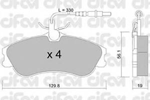 Тормозные колодки для моделей: CITROËN (BERLINGO, BERLINGO,XSARA,XSARA,XSARA), PEUGEOT (306,306,306,PARTNER,PARTNER,306