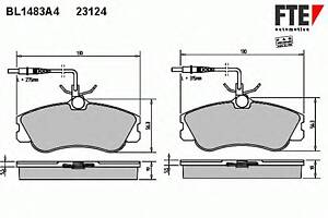 Тормозные колодки для моделей: CITROËN (BERLINGO, BERLINGO,XSARA,XSARA,XSARA), PEUGEOT (306,306,306,PARTNER,PARTNER,306