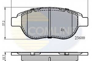 Тормозные колодки для моделей: CITROËN (BERLINGO, BERLINGO,XSARA,XSARA,XSARA,XSARA,C3,C4,C4,C4), PEUGEOT (206,307,307,3