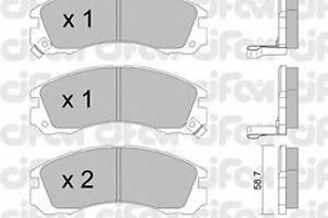 Колодки гальмівні для моделей: CITROËN (C-CROSSER, C-CROSSER), MITSUBISHI (LANCER,SIGMA,PAJERO,GALANT,GALANT,GALANT,L-2