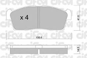 Тормозные колодки для моделей: CITROËN (C-ZERO), MITSUBISHI (i), PEUGEOT (ION), SUZUKI (ALTO)