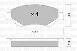 Тормозные колодки для моделей: CITROËN (C1), PEUGEOT (107), TOYOTA (AYGO)