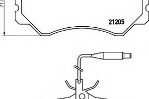 Тормозные колодки для моделей: CITROËN (C25, C25,C25), FIAT (DUCATO,DUCATO,DUCATO,DUCATO,DUCATO,DUCATO,TALENTO,TALENTO,