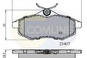 Тормозные колодки для моделей: CITROËN (C3, C2,C2)