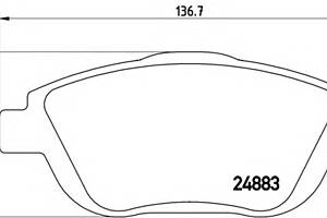 Тормозные колодки для моделей: CITROËN (C3, C3,C3,DS3,DS3), PEUGEOT (2008)