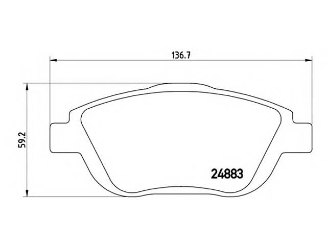 Тормозные колодки для моделей: CITROËN (C3, C3,C3,DS3,DS3), PEUGEOT (2008)