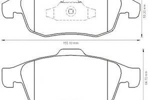 Тормозные колодки для моделей: CITROËN (C4, C4,BERLINGO,BERLINGO,C4,DS4,DS5,BERLINGO), PEUGEOT (PARTNER,PARTNER,PARTNER