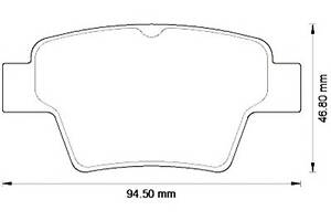 Тормозные колодки для моделей: CITROËN (C4, C4,C4), PEUGEOT (307,307,307,307,207,207,207,207)