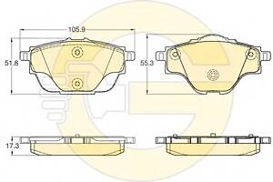 Тормозные колодки для моделей: CITROËN (C4, C4)