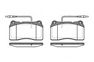 Колодки гальмівні для моделей: CITROËN (C8), FIAT (ULYSSE), LANCIA (PHEDRA), PEUGEOT (607,807)