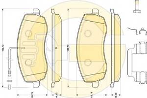 Колодки гальмівні для моделей: CITROËN (C8), FIAT (ULYSSE), LANCIA (PHEDRA), PEUGEOT (807)