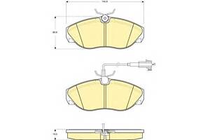 Тормозные колодки для моделей: CITROËN (JUMPER, JUMPER,JUMPER), FIAT (DUCATO,DUCATO,DUCATO), PEUGEOT (BOXER,BOXER,BOXER