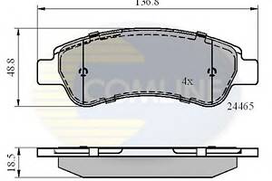 Тормозные колодки для моделей: CITROËN (JUMPER, JUMPER,JUMPER), FIAT (DUCATO,DUCATO,DUCATO), PEUGEOT (BOXER,BOXER,BOXER