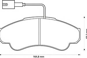 Гальмівні колодки для моделей: CITROËN (JUMPER, JUMPER, JUMPER, JUMPER, JUMPER, JUMPER), FIAT (DUCATO, DUCATO, DUCATO, DUCATO)