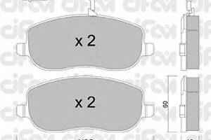 Колодки гальмівні для моделей: CITROËN (JUMPY, JUMPY, JUMPY, C8), FIAT (SCUDO, SCUDO, ULYSSE), LANCIA (PHEDRA), PEUGEOT (EX