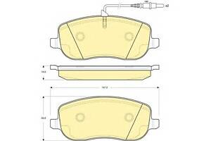 Колодки гальмівні для моделей: CITROËN (JUMPY, JUMPY, JUMPY, C8), FIAT (ULYSSE, SCUDO, SCUDO, ULYSSE), LANCIA (PHEDRA), PEUG