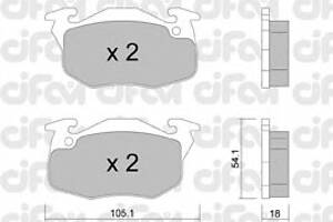 Тормозные колодки для моделей: CITROËN (SAXO), PEUGEOT (106,106)