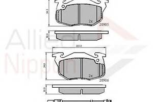 Тормозные колодки для моделей: CITROËN (SAXO, C15), PEUGEOT (106,306,306,106,106), RENAULT (CLIO,ESPACE,ESPACE,11,18,18